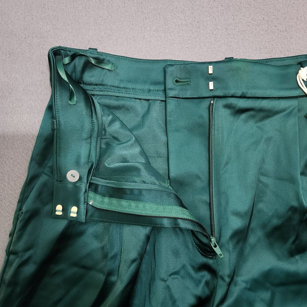 Abercrombie & fitch Satin Pants Women 14 Ultra High Rise Wide Leg NWT - Picture 6 of 15